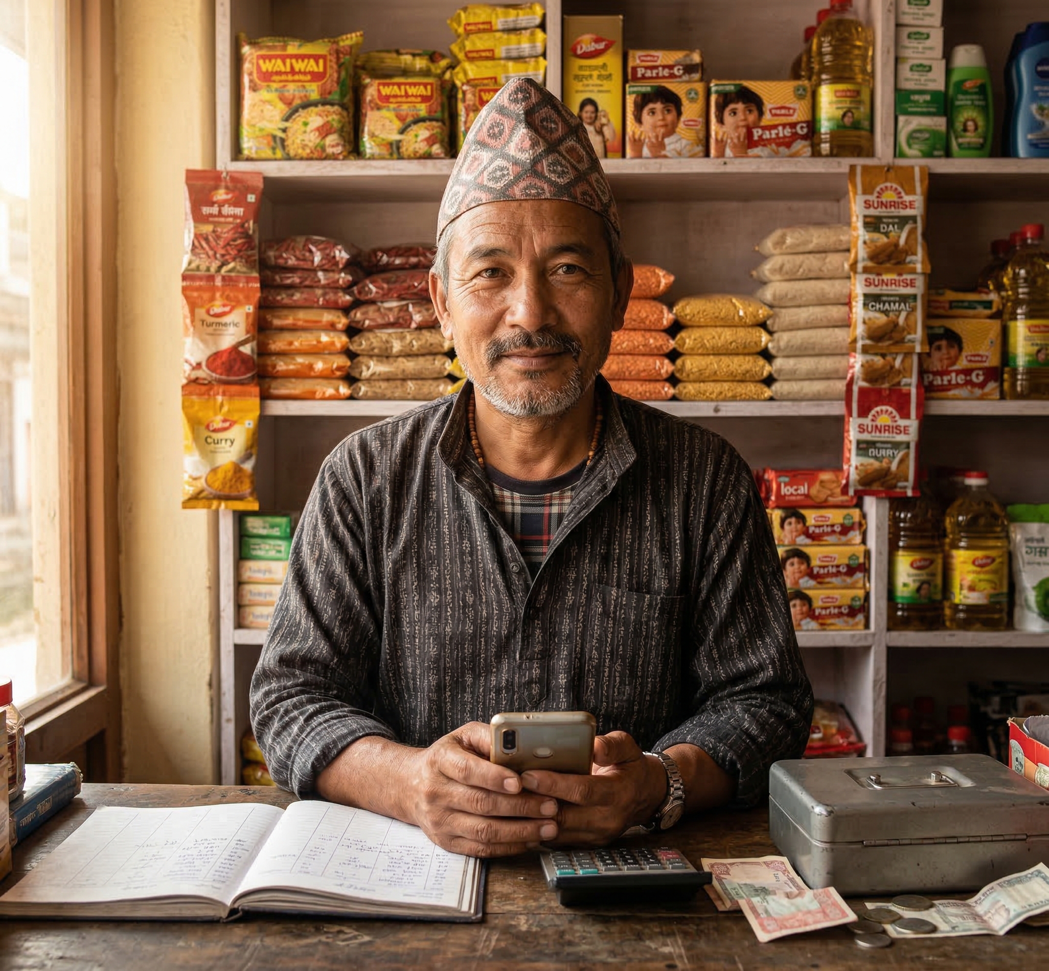 The Art of Drawing Readers In: Your attractive post title goes here Nepali Kirana Shop Keeper